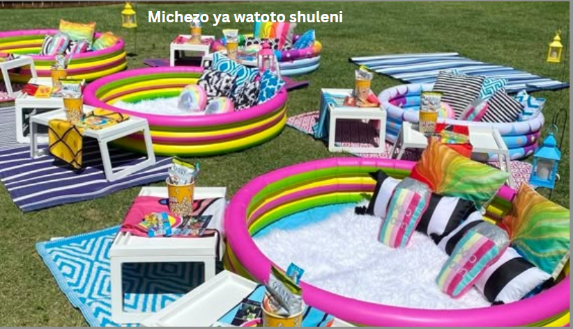 Michezo ya watoto shuleni