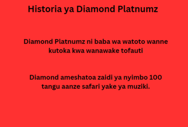 Historia ya Diamond Platnumz