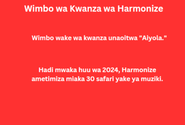 Wimbo wa Kwanza wa Harmonize