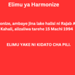 Elimu ya Harmonize
