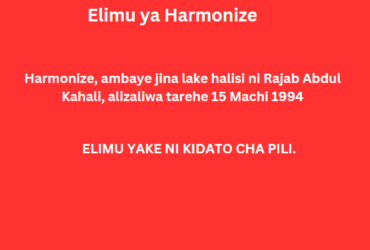 Elimu ya Harmonize