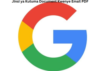 Jinsi ya Kutuma Document Kwenye Email PDF