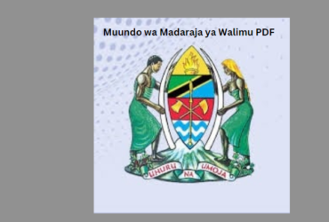 Muundo wa Madaraja ya Walimu PDF