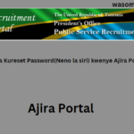 Jinsi ya Kureset Password(Neno la siri) kwenye Ajira Portal