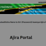 Jinsi ya Kubadilisha Neno la Siri (Password) kwenye Ajira Portal