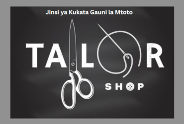 Jinsi ya Kukata Gauni la Mtoto