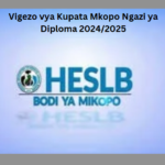 Vigezo vya Kupata Mkopo Ngazi ya Diploma 2024/2025