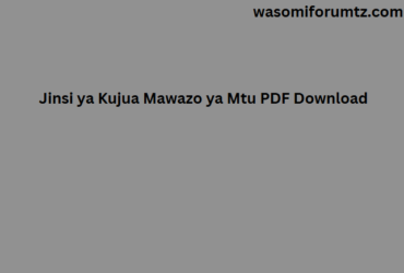 Jinsi ya Kujua Mawazo ya Mtu PDF Download