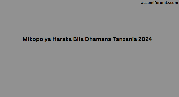 Mikopo ya Haraka Bila Dhamana Tanzania