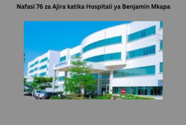 Nafasi 76 za Ajira katika Hospitali ya Benjamin Mkapa