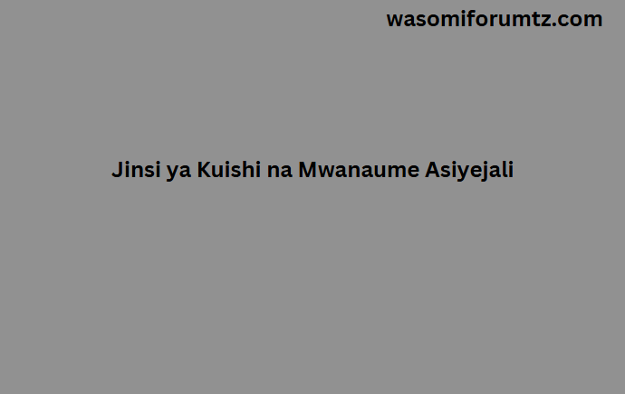 Jinsi ya Kuishi na Mwanaume AsiyejaliJinsi ya Kuishi na Mwanaume Asiyejali