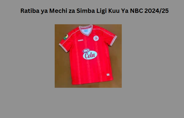 Ratiba ya Mechi za Simba Ligi Kuu Ya NBC 2024/25