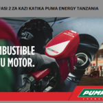 Nafasi 2 za Kazi Katika Puma Energy Tanzania