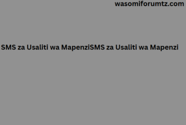 SMS za Usaliti wa Mapenzi