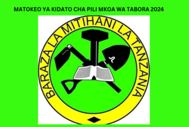 Matokeo ya Kidato cha Pili Mkoa wa Tabora 2024
