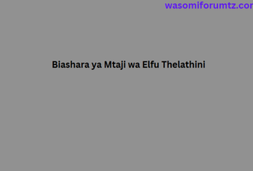 Biashara ya Mtaji wa 30,000