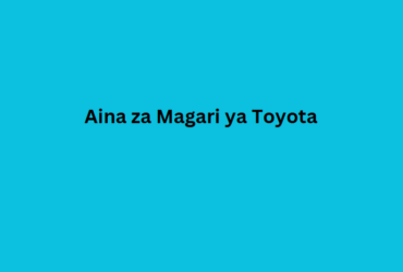 Aina za Magari ya Toyota