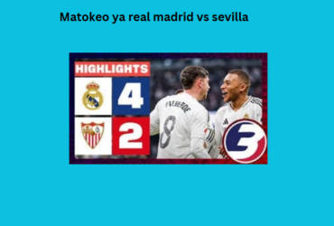 Matokeo ya real madrid vs sevilla