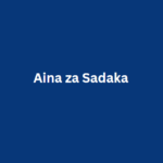 Aina za Sadaka