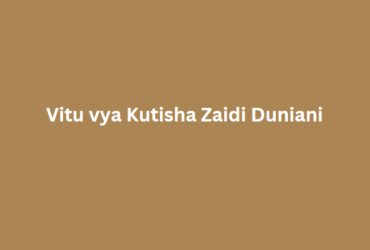 Vitu vya Kutisha Zaidi Duniani