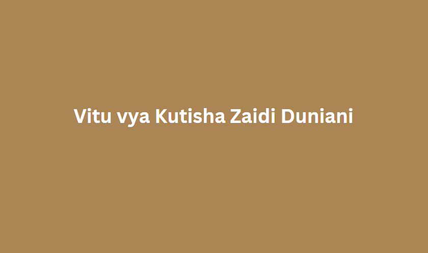 Vitu vya Kutisha Zaidi Duniani