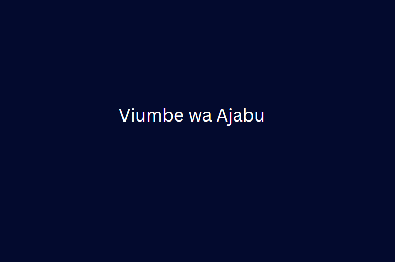 Viumbe wa Ajabu