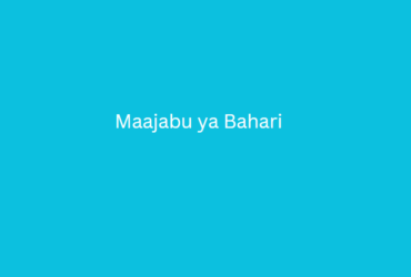 Maajabu ya Bahari