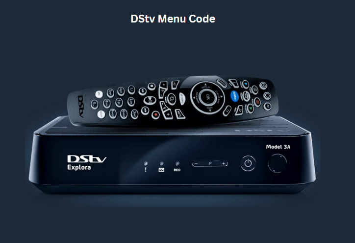 DStv Menu Code