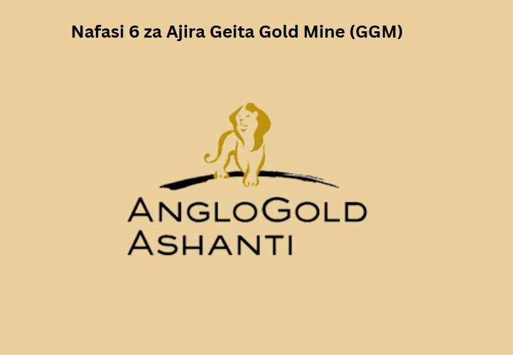 Nafasi 6 za Ajira Geita Gold Mine