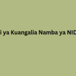 Jinsi ya Kuangalia Namba ya NIDA