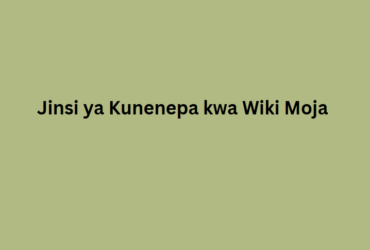 Jinsi ya Kunenepa kwa Wiki Moja