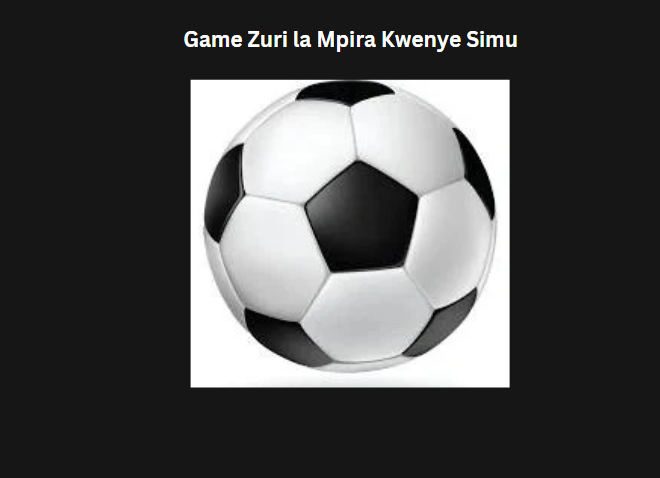 Game Zuri la Mpira Kwenye Simu