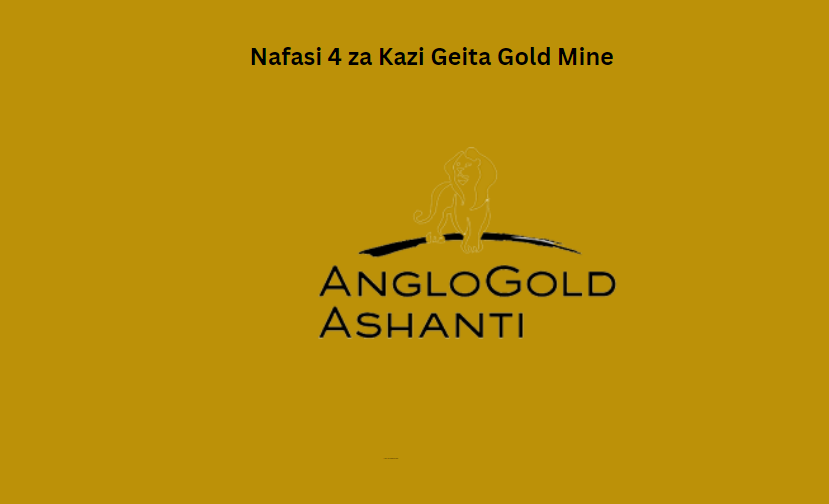 Nafasi 4 za Kazi Geita Gold Mine