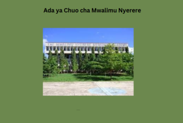 Ada ya Chuo cha Mwalimu Nyerere